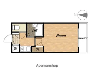 ディナスティ清水谷Ⅲ【10階】の間取り