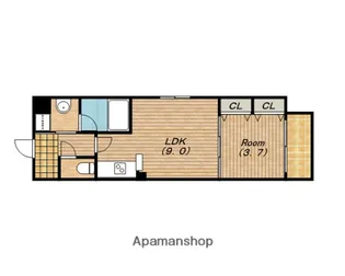 ラルテ天王寺【802号室】の間取り