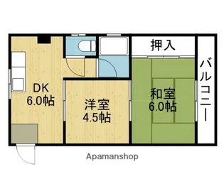 ナガタビル【4階】の間取り