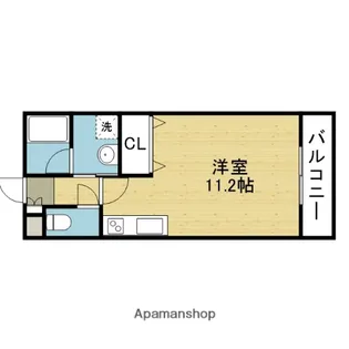 メゾンシャーマントアイ【2階】の間取り