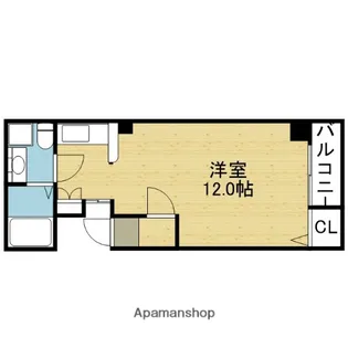 ラカーサ今里【1階】の間取り