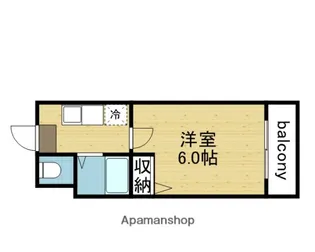 サンフィールド今里【601号室】の間取り