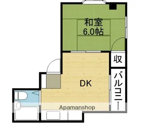 ロイヤルハイツ緑橋【203号室】の間取り