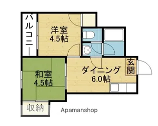 JPレジデンス大阪EAST2【203号室】の間取り