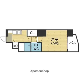 アドバンス上町台グレイス【1002号室】の間取り