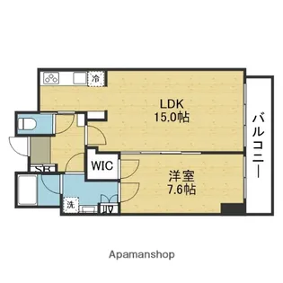 アルス心斎橋【8階】の間取り