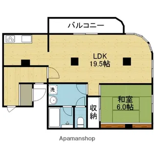 ビルシャナ【401号室】の間取り