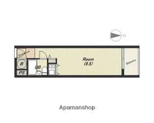 朝日プラザ高津Ⅱ【805号室】の間取り