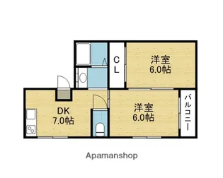 IMハウス【202号室】の間取り