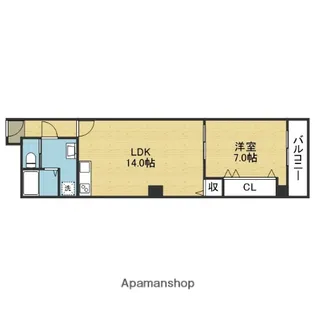 ドリームスクエア【10階】の間取り