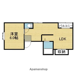 メゾン真法院【301号室】の間取り