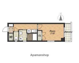 デルフィーノ真田山東【301号室】の間取り