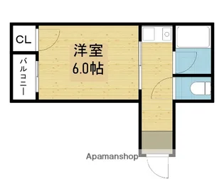 ビクトリーマンション雅【201号室】の間取り
