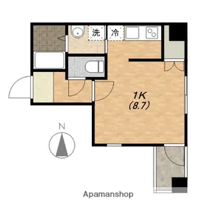 FLAT34上本町【403号室】の間取り
