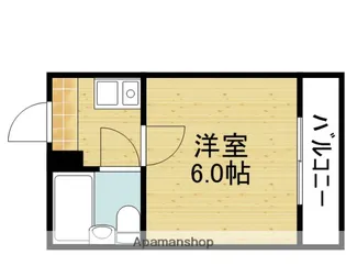 エクラ深江橋【307号室】の間取り