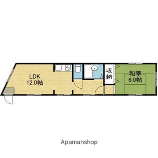 グリーンハウス緑橋【301号室】の間取り