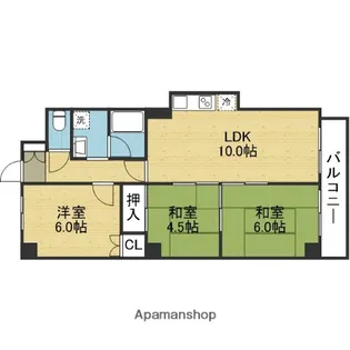 メゾン松岡【8階】の間取り