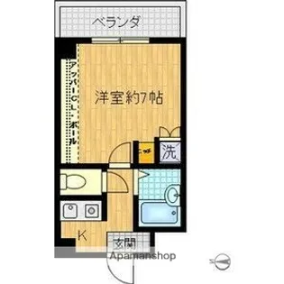 ステップ1【206号室】の間取り