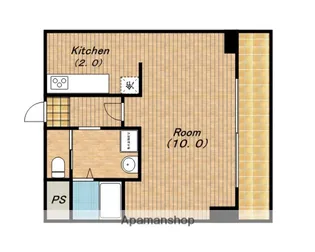 シティコープ谷町【8階】の間取り