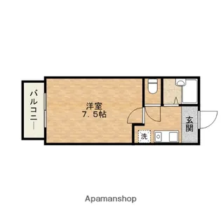 コーポ司Ⅱ【103号室】の間取り
