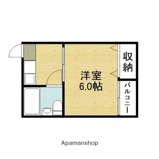 ラパンジール勝山【4c号室】の間取り