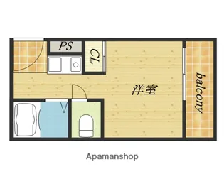 デッセ森ノ宮【302号室】の間取り