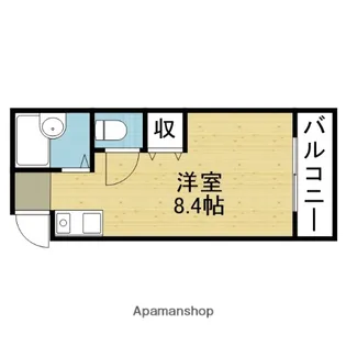 デッセ森ノ宮【203号室】の間取り