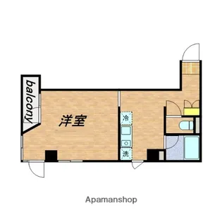 伊藤谷町ビル【6階】の間取り