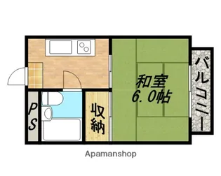 ハイグレード巽【402号室】の間取り