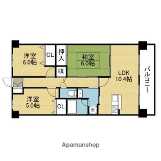 メロディーハイム緑橋弐番館【8階】の間取り