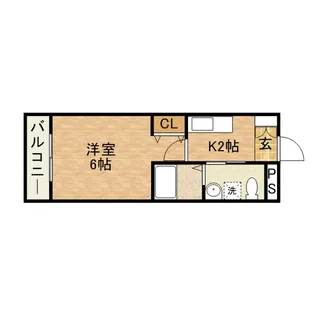 コンチネンタル東小橋【9階】の間取り