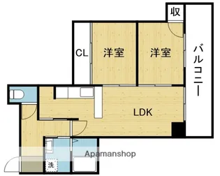 大手前セントポリア【11階】の間取り