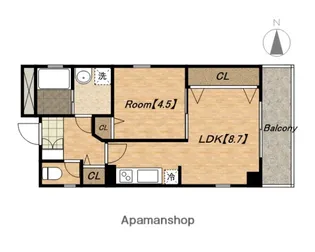 巨匠【3階】の間取り