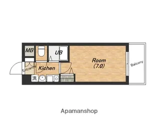 ラナップスクエア上本町【2階】の間取り