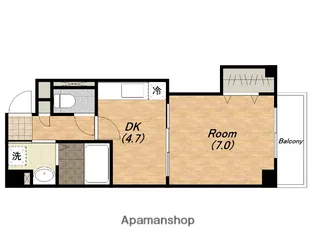 メローライトヒルズ【4階】の間取り