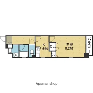 KAISEI大手前【5階】の間取り
