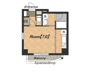 フォーチュン天王寺【3階】の間取り