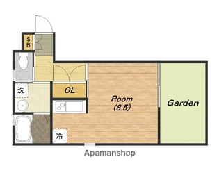 THE PLAZA東上町【1階】の間取り