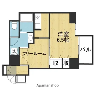 1Kの間取り画像