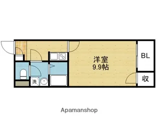 パル七曲【202号室】の間取り