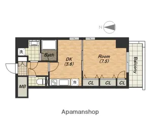グルーヴ日本橋【10階】の間取り
