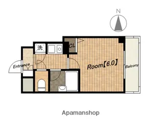 リーガル天王寺烏ヶ辻【605号室】の間取り