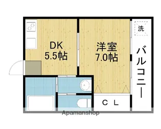 メゾン加藤【505号室】の間取り
