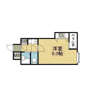 エムロード三番館【303号室】の間取り