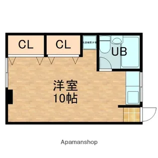 田中ビル【301号室】の間取り