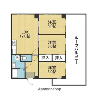 グランカサ天王寺【8階】の間取り