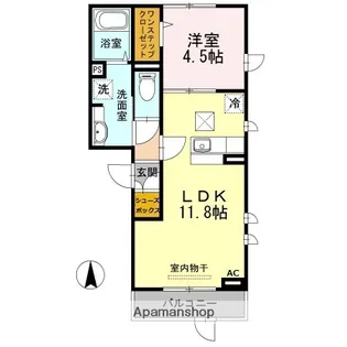 Hale Walea Ⅲ【1階】の間取り