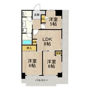 友井グレイス【601号室】の間取り