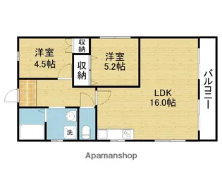 レジデンス新今里【501号室】の間取り