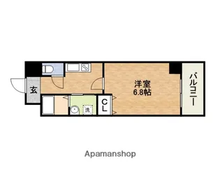 ジュネーゼグラン本町EAST【7階】の間取り